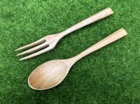 實木/造型木叉匙，三角叉杓，木叉，木匙