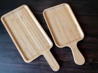 長方竹盤/木盤/麵包盤/點心盤/木餐具/餐墊/手把木盤/甜點盤