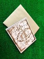 客製拼圖/客製卡片/手工卡片/木頭卡片/客製喜帖/客製賀卡/告白創意卡片