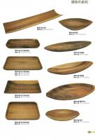 造型木盤/深色木/長形木盤/涼菜盤/小菜盤