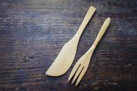 J-03果醬抹刀.環保竹刀.木刀。FS-02糕點專用叉子。