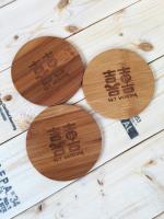 竹製杯墊-圓型