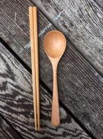 山毛櫸餐具組，木質餐具~雷射雕刻/刻字，印刷