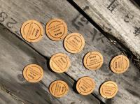 竹製卡片，說明牌，行李吊牌(手工製，質感佳)